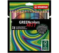 Eco-Friendly Colouring Pencil - STABILO GREENcolors - ARTY - Pack of 24 - Assort
