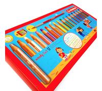 Pastelli colorati Woody 3in1 - mina 10mm - con temperino - Stabilo - Astuccio 18 pastelli