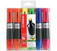 Stabilo Luminator - Confezione da 3 evidenziatori PTE 2-5 mm, scalpello assortiti