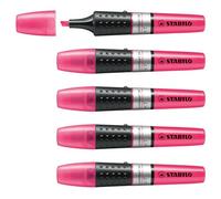 STABILO LUMINATOR - Evidenziatore - lunga durata e doppio tratto (2 + 5 mm) - Confezione da 5 - Rosa