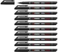 STABILO OHPen universal permanent, 10 Pack marcatore permanente Tipo di punta Ne