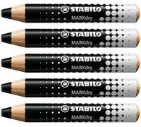 STABILO Lavagna E Flipchart Evidenziatori - Markdry - Nero 5 IN Confezione Nuovo