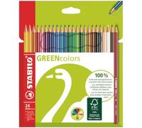 Pastelli colorati GreenColors - D mina 2,5 mm - Stabilo - astuccio 24 pezzi