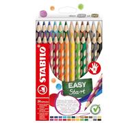 Stabilo EASYcolors - Matita colorata Ergonomica - per Destrimani - Astuccio da 24 - Colori assortiti