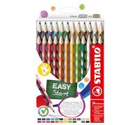Stabilo EASYcolors - Matita colorata Ergonomica - per Mancini - Astuccio da 24 - Colori assortiti
