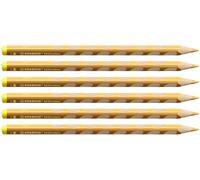 STABILO - Matita colorata Ergonomica - EASYcolors | per Mancini, Confezione da 6, Oro