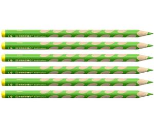 STABILO - Matita colorata Ergonomica - EASYcolors | per Mancini, Confezione da 6, Verde Chiaro