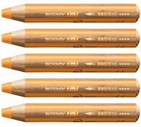 Stabilo woody 3 in 1 - Matita colorata Multi-Funzione - Confezione da 5 - Oro
