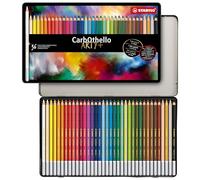 STABILO - Matita colorata Premium - CarbOthello | ARTY+, custodia in metallo, 36 pezzi