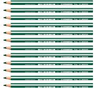 Stabilo Trio thick - Matita colorata triangolare - Confezione da 12 - Verde