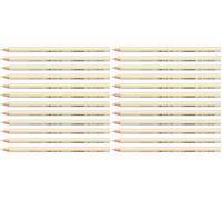 Stabilo Matita colorata triangolare Trio thick - Confezione da 24 - Bianco