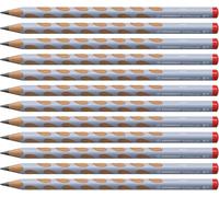 STABILO EASYgraph - Matita Ergonomica triangolare - per Destrimani - Azzurro Ghiaccio - Confezione da 12 - Gradazione HB