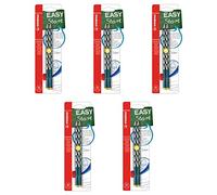 STABILO - Matita Ergonomica triangolare Sottile - EASYgraph S | per Mancini, Petrolio, 5 x Pack da 2, Gradazione HB