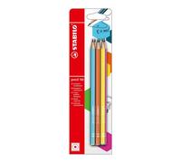 STABILO matita esagonale 6 pezzi HB multicolore blister