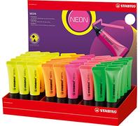 STABILO NEON 72/45-1, Evidenziatore, Confezione da 45 in 6 colori assortiti