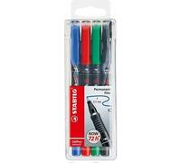 Pennarelli OHPen 842 universal permanente - punta fine 0,7mm - astuccio 4 colori - Stabilo Quantita min. 1