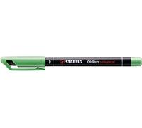 Pennarello OHPen universal permanente 842 - punta fine 0,7mm - verde - Stabilo