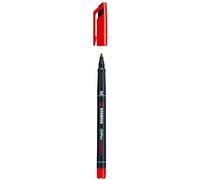 STABILO Marcatore OHPen universal Permanente - Tratto medio 1 mm - Confezione da 10 - Rosso