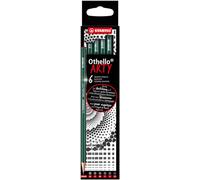 Stabilo Othello ARTY - Matita in Grafite - Astuccio da 6 - Gradazione Dura 2 x 4H, 3H, 2H