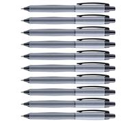 STABILO PALETTE - Penna Roller a Scatto - Tratto F (0,4 mm) - Confezione da 10 - Nero