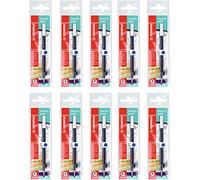 STABILO PALETTE refill - Cartuccia per Penna Roller a scatto - Tratto F (0,4mm) - Confezione da 10 - Blu