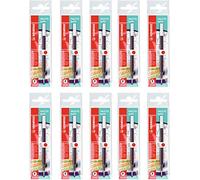 STABILO PALETTE refill - Cartuccia per Penna Roller a scatto - Tratto F (0,4mm) - Confezione da 10 - Rosso