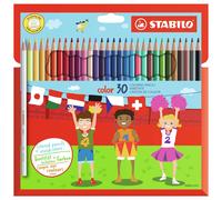STABILO pastelli colorati 30 pezzi esagonali multicolore
