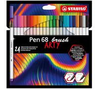 STABILO Pen 68 brush ARTY marcatore Colori assortiti 24 pz