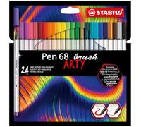STABILO Pen 68 brush ARTY marcatore Colori assortiti 24 pz