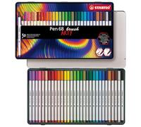 STABILO Pen 68 brush ARTY marcatore Multicolore 30 pz