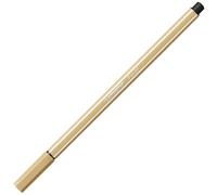 STABILO Pen 68 Felt-Tip Drawing Pens Medium Bullet Tip 1 mm Light Ochre Pack of
