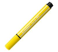 Stabilo Pen 68 Max - Penna in feltro con puntino spesso a scalpello, giallo limone