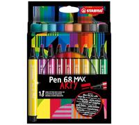 STABILO Pen 68 MAX marcatore Colori assortiti 18 pz