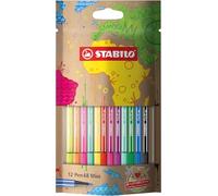 Stabilo Pennarello Premium Pen 68 Mini - #mySTABILOdesign - Pack da 12 - con 12 colori assortiti