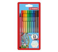 STABILO Pen 68 marcatore Multicolore 10 pz