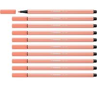 Stabilo Pen 68 - Pennarello Premium - Confezione da 10 - Albicocca