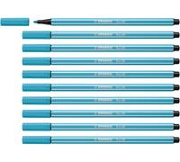 Stabilo Pen 68 - Pennarello Premium - Confezione da 10 - Azzurro