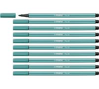 Stabilo Pen 68 - Pennarello Premium - Confezione da 10 - Blu Turchese