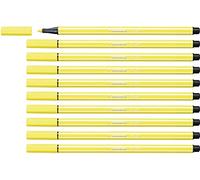 Stabilo Pen 68 - Pennarello Premium - Confezione da 10 - Giallo Limone