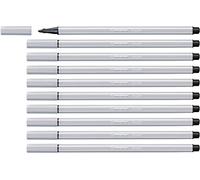 Stabilo Pen 68 - Pennarello Premium - Confezione da 10 - Grigio Freddo Chiaro