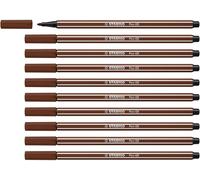 Pennarelli Stabilo Pen 68 Marrone (10 Pezzi)