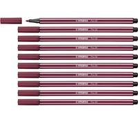 Stabilo Pen 68 - Pennarello Premium - Confezione da 10 - Porpora