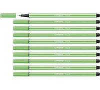 Stabilo Pen 68 - Pennarello Premium - Confezione da 10 - Smeraldo Chiaro