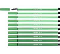 Stabilo Pen 68 - Pennarello Premium - Confezione da 10 - Verde Smeraldo