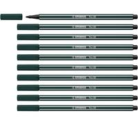 Stabilo Pen 68 - Pennarello Premium - Confezione da 10 - Verde Terra