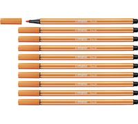 Stabilo Pen 68 - Pennarello Premium - Confezione da 10 - Vermiglio Pallido