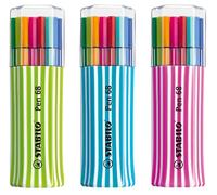 STABILO Pen 68 - Pennarello Premium - Single Pack - Astuccio da 15 - Colori assortiti