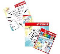 STABILO Penna 68 Spazzola Barattolo Di 15 Colori Assortiti + Come A Mano