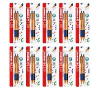 STABILO - Penna a Sfera - pointball | 10 x Pack da 2, Blu/Nero