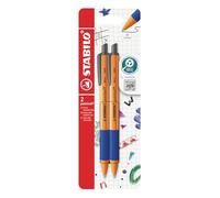 STABILO Penna a sfera pointball Ecosostenibile CO2 neutral Pack da 2 Blu